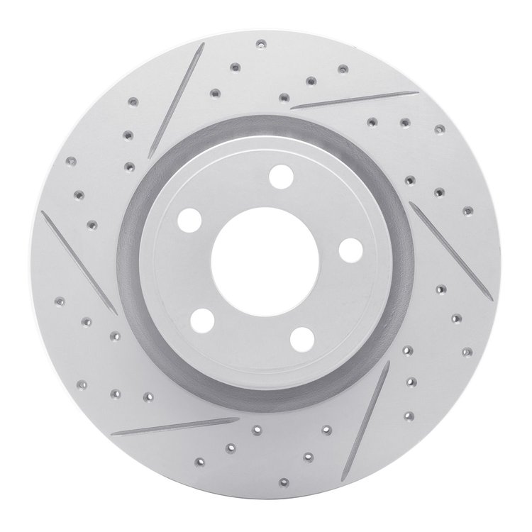 830-54077L Geoperformance Drilled/Slotted Brake Rotor, 2015-2020 Ford/Lincoln/Mercury/Mazda, Position: Front Left