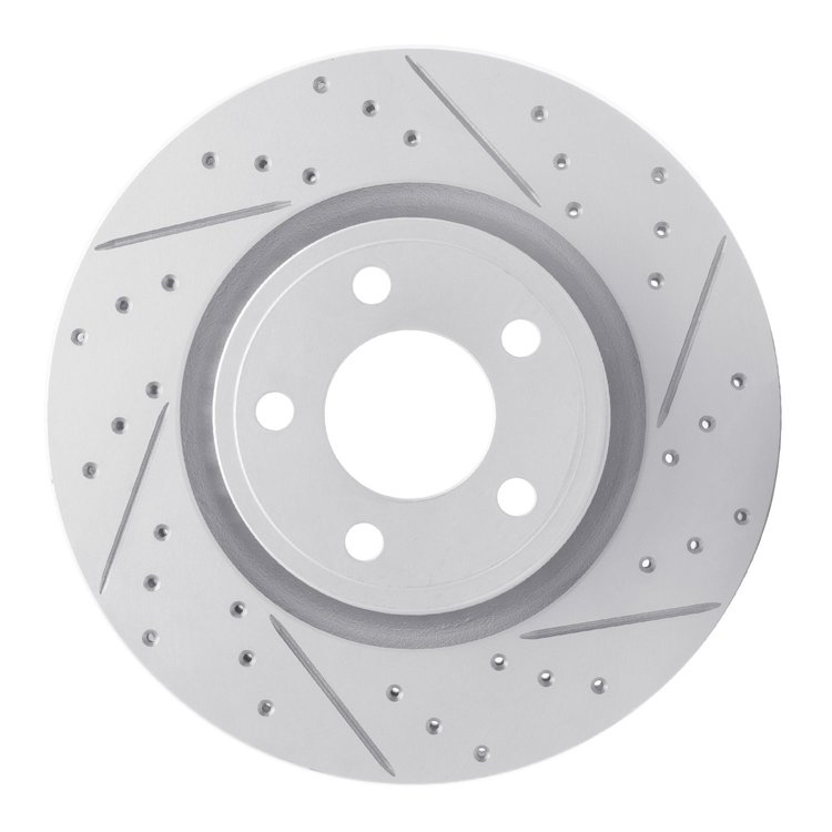 830-54077R Geoperformance Drilled/Slotted Brake Rotor, 2015-2020 Ford/Lincoln/Mercury/Mazda, Position: Front Right