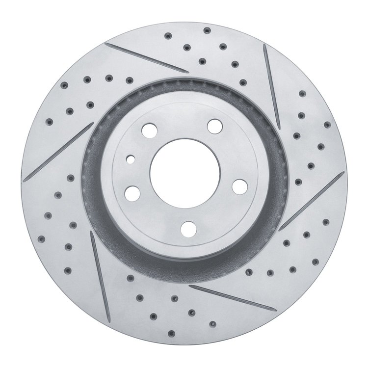 830-54078R Geoperformance Drilled/Slotted Brake Rotor, 2015-2020 Ford/Lincoln/Mercury/Mazda, Position: Front Right