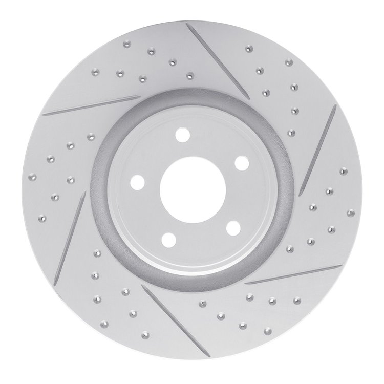 830-54082R Geoperformance Drilled/Slotted Brake Rotor, 2014-2019 Ford/Lincoln/Mercury/Mazda, Position: Front Right