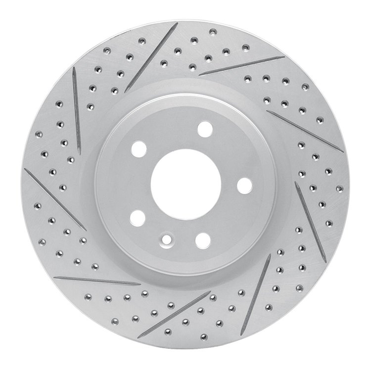 830-54094L Geoperformance Drilled/Slotted Brake Rotor, 2011-2019 Ford/Lincoln/Mercury/Mazda, Position: Front Left