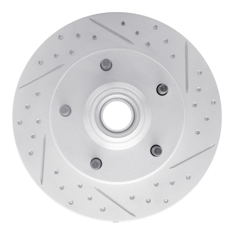 830-54097R Geoperformance Drilled/Slotted Brake Rotor, 1973-1993 Ford/Lincoln/Mercury/Mazda, Position: Front Right