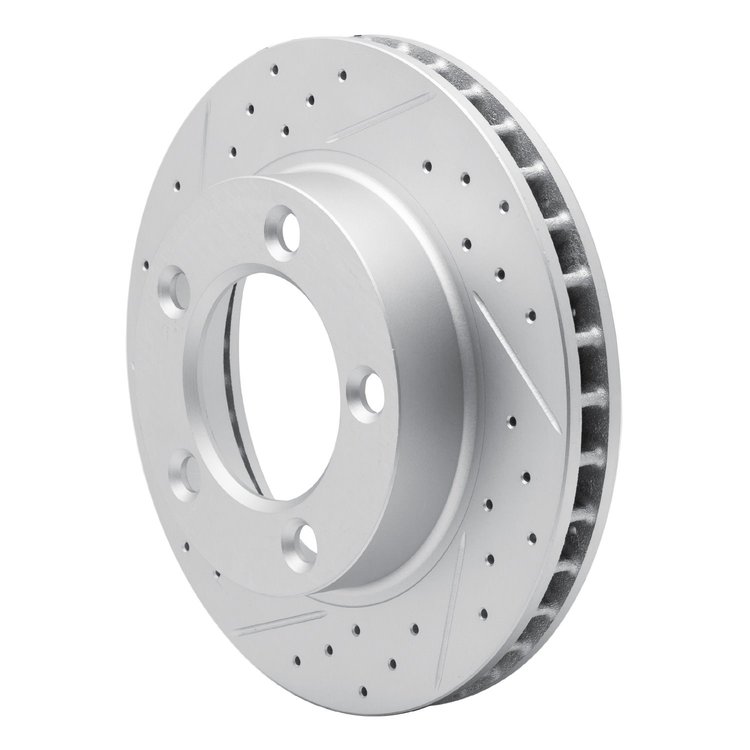 830-54109L Geoperformance Drilled/Slotted Brake Rotor, 1976-1993 Ford/Lincoln/Mercury/Mazda, Position: Front Left