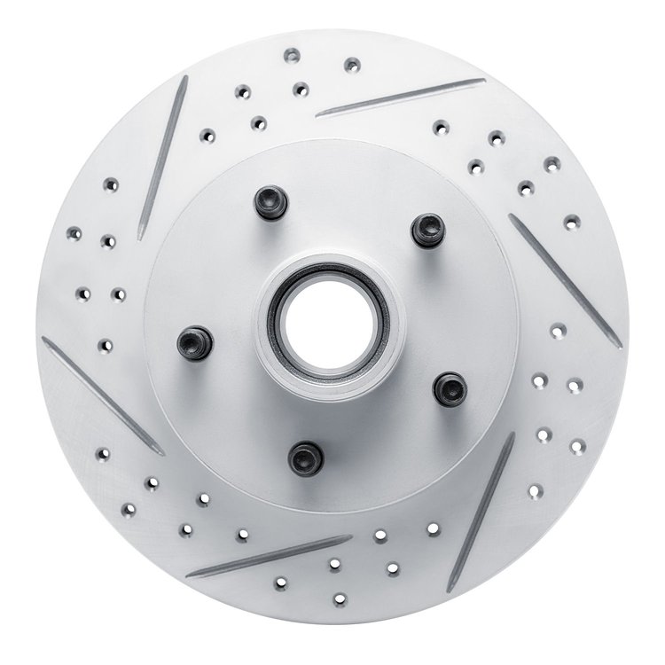 830-54110L Geoperformance Drilled/Slotted Brake Rotor, 1983-1994 Ford/Lincoln/Mercury/Mazda, Position: Front Left