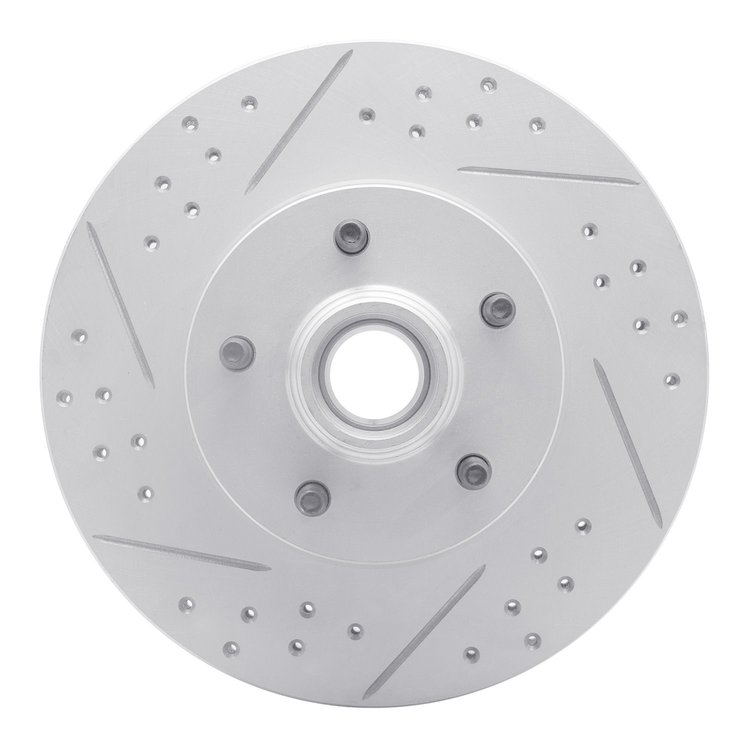 830-54141L Geoperformance Drilled/Slotted Brake Rotor, 1995-2011 Ford/Lincoln/Mercury/Mazda, Position: Front Left