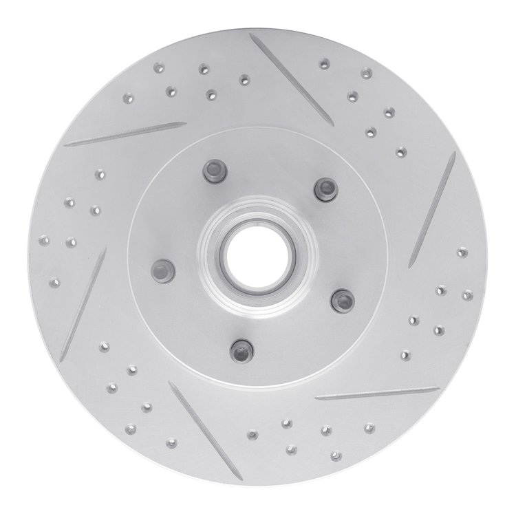 830-54141R Geoperformance Drilled/Slotted Brake Rotor, 1995-2011 Ford/Lincoln/Mercury/Mazda, Position: Front Right