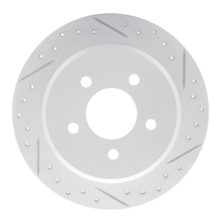 830-54142R Geoperformance Drilled/Slotted Brake Rotor, 1995-2002 Ford/Lincoln/Mercury/Mazda, Position: Rear Right