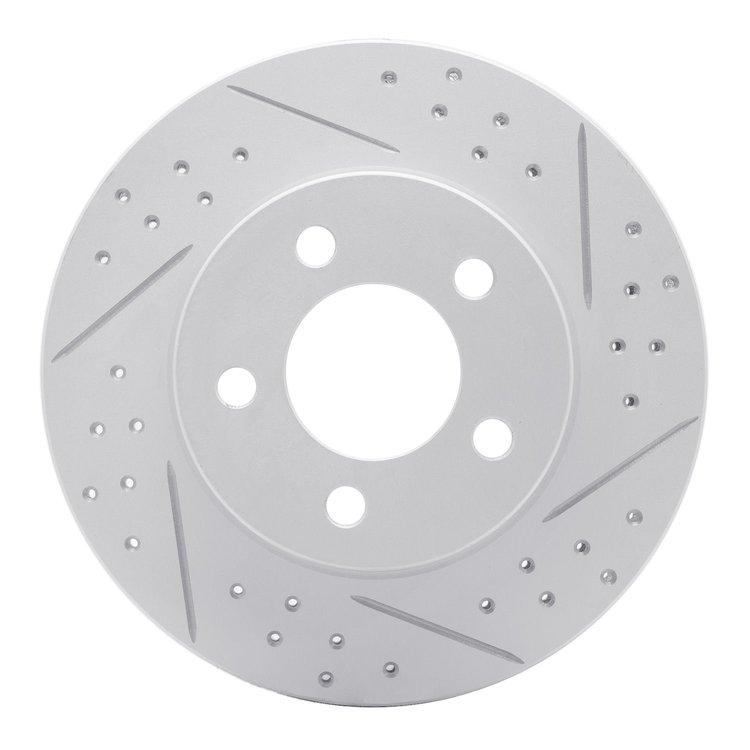 830-54144R Geoperformance Drilled/Slotted Brake Rotor, 1995-2002 Ford/Lincoln/Mercury/Mazda, Position: Front Right