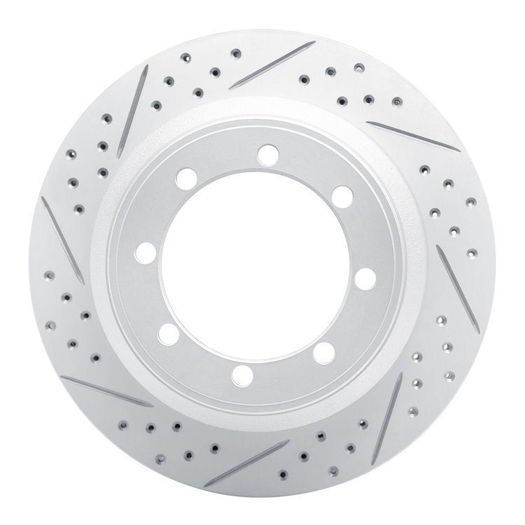 830-54160L Geoperformance Drilled/Slotted Brake Rotor, 1999-2004 Ford/Lincoln/Mercury/Mazda, Position: Rear Left