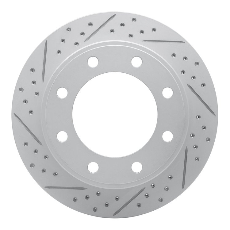 830-54161L Geoperformance Drilled/Slotted Brake Rotor, 1999-2005 Ford/Lincoln/Mercury/Mazda, Position: Rear Left