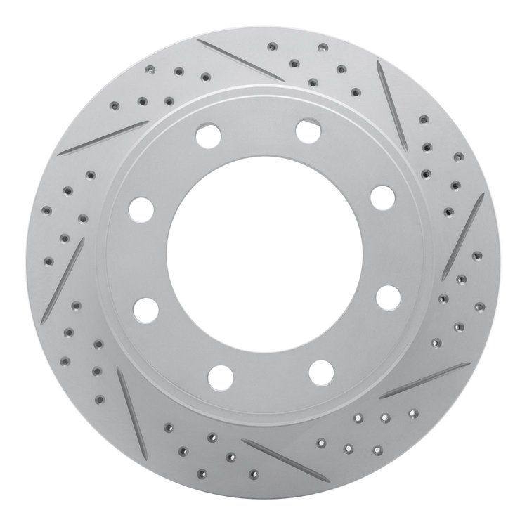 830-54161R Geoperformance Drilled/Slotted Brake Rotor, 1999-2005 Ford/Lincoln/Mercury/Mazda, Position: Rear Right