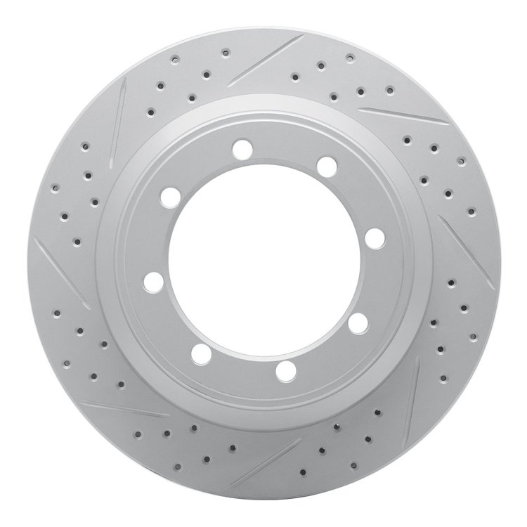 830-54168L Geoperformance Drilled/Slotted Brake Rotor, 1999-2007 Ford/Lincoln/Mercury/Mazda, Position: Rear Left