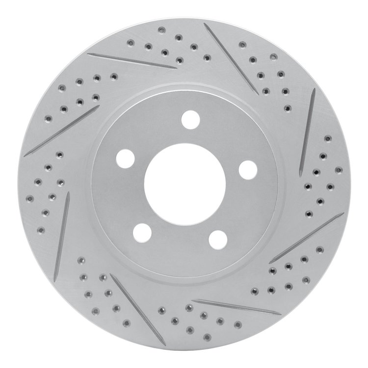 830-54171R Geoperformance Drilled/Slotted Brake Rotor, 2001-2011 Ford/Lincoln/Mercury/Mazda, Position: Front Right