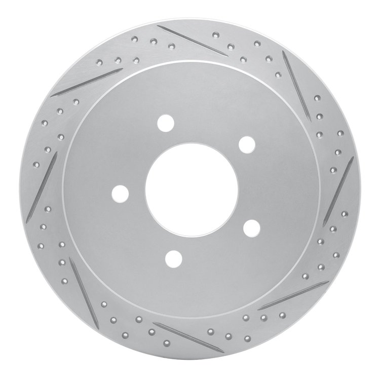 830-54173R Geoperformance Drilled/Slotted Brake Rotor, 1997-2004 Ford/Lincoln/Mercury/Mazda, Position: Rear Right