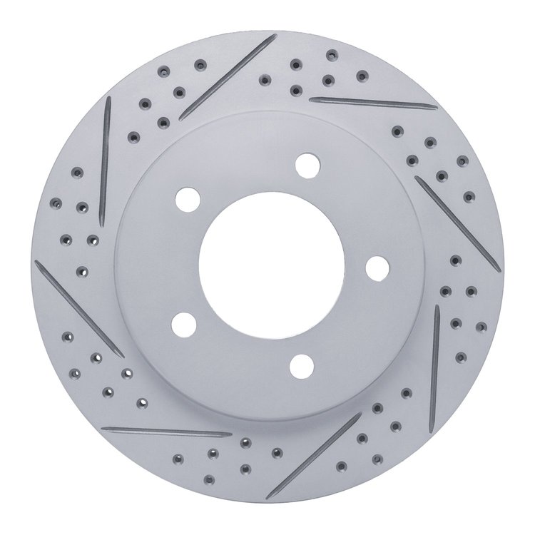 830-54176L Geoperformance Drilled/Slotted Brake Rotor, 1997-2002 Ford/Lincoln/Mercury/Mazda, Position: Front Left