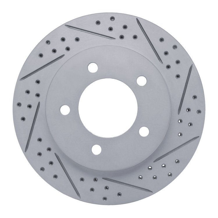830-54176R Geoperformance Drilled/Slotted Brake Rotor, 1997-2002 Ford/Lincoln/Mercury/Mazda, Position: Front Right