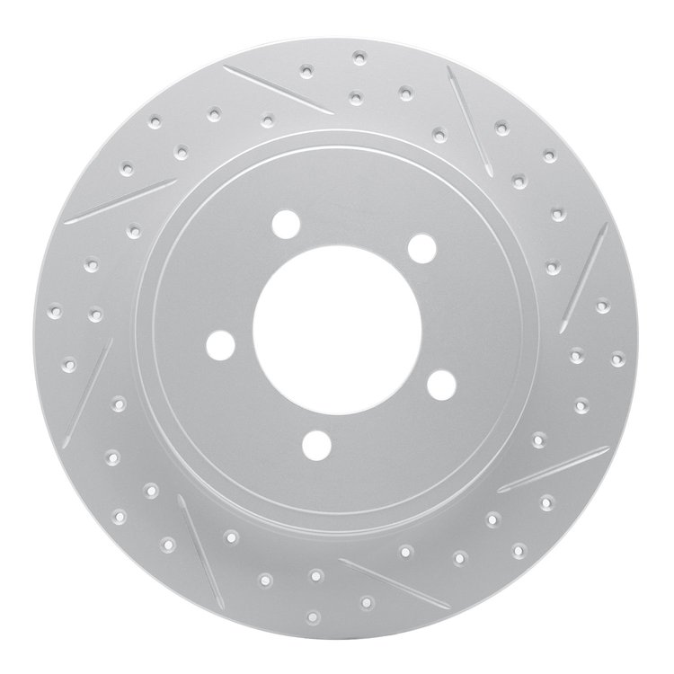 830-54178R Geoperformance Drilled/Slotted Brake Rotor, 2002-2010 Ford/Lincoln/Mercury/Mazda, Position: Rear Right