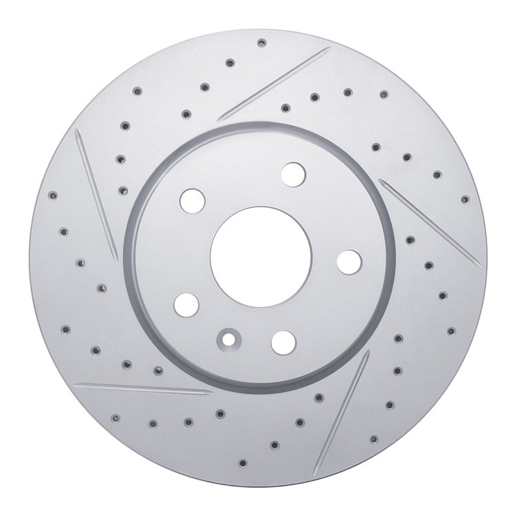 830-54179R Geoperformance Drilled/Slotted Brake Rotor, 2002-2005 Ford/Lincoln/Mercury/Mazda, Position: Front Right