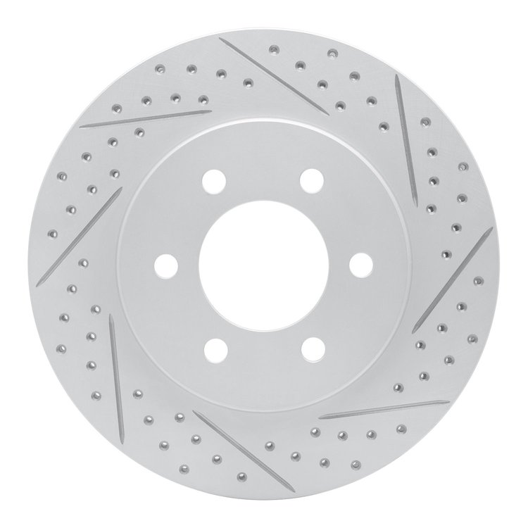 830-54183R Geoperformance Drilled/Slotted Brake Rotor, 2002-2006 Ford/Lincoln/Mercury/Mazda, Position: Front Right