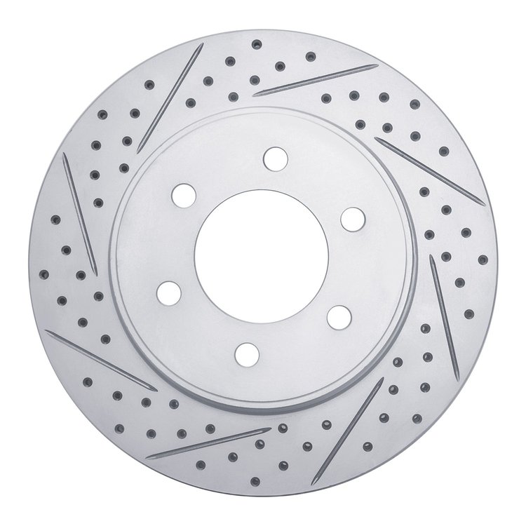 830-54186L Geoperformance Drilled/Slotted Brake Rotor, 2004-2008 Ford/Lincoln/Mercury/Mazda, Position: Front Left