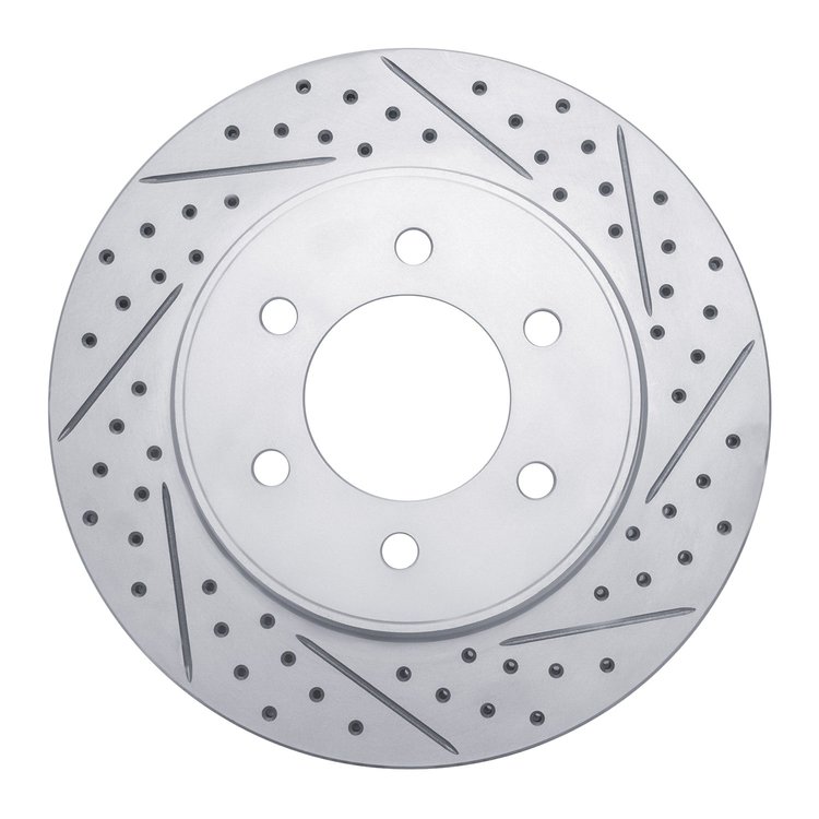 830-54186R Geoperformance Drilled/Slotted Brake Rotor, 2004-2008 Ford/Lincoln/Mercury/Mazda, Position: Front Right