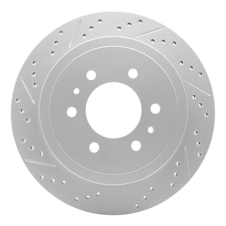 830-54188L Geoperformance Drilled/Slotted Brake Rotor, 2004-2011 Ford/Lincoln/Mercury/Mazda, Position: Rear Left