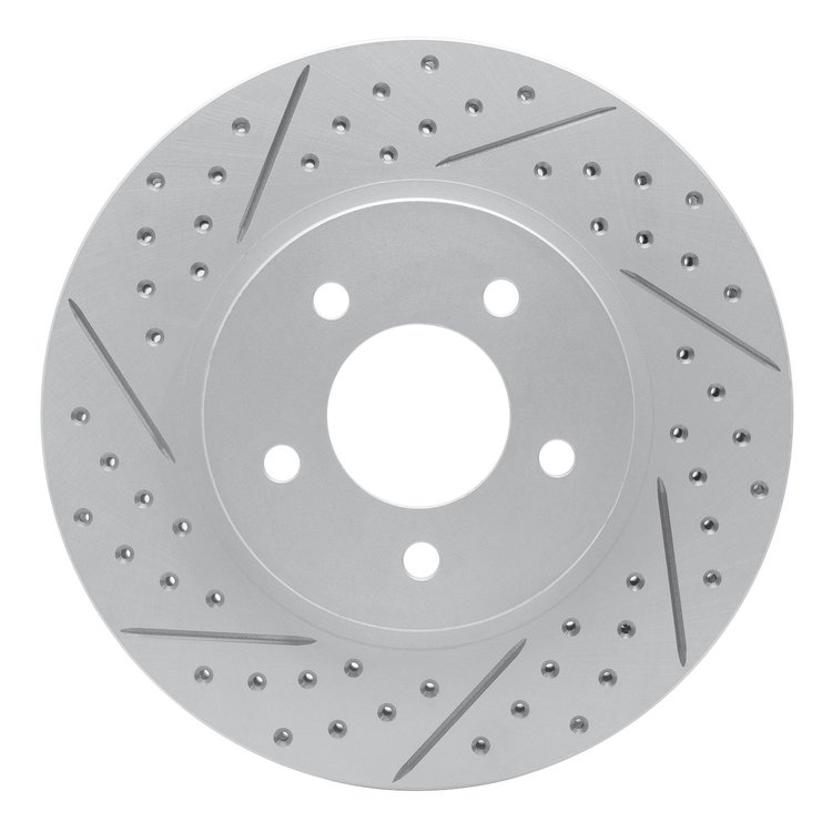 830-54193L Geoperformance Drilled/Slotted Brake Rotor, 2005-2012 Ford/Lincoln/Mercury/Mazda, Position: Front Left