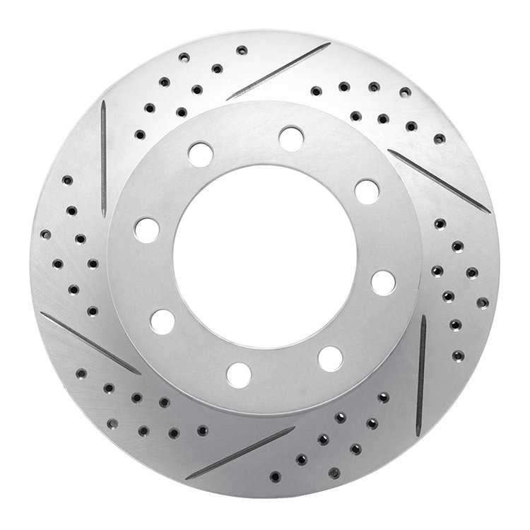 830-54198L Geoperformance Drilled/Slotted Brake Rotor, 2005-2012 Ford/Lincoln/Mercury/Mazda, Position: Front Left