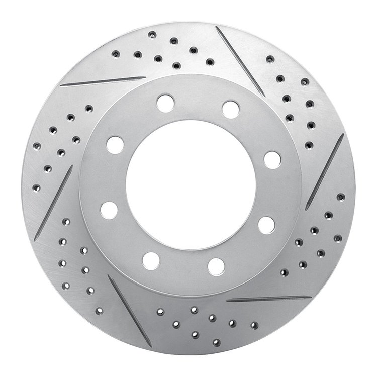 830-54198R Geoperformance Drilled/Slotted Brake Rotor, 2005-2012 Ford/Lincoln/Mercury/Mazda, Position: Front Right