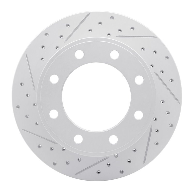 830-54199L Geoperformance Drilled/Slotted Brake Rotor, 2005-2012 Ford/Lincoln/Mercury/Mazda, Position: Rear Left