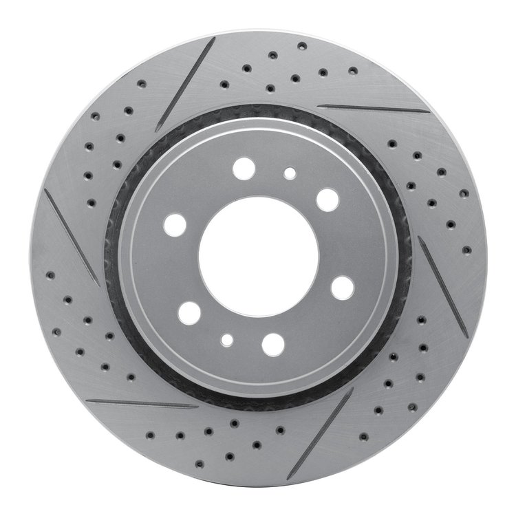 830-54204L Geoperformance Drilled/Slotted Brake Rotor, 2007-2021 Ford/Lincoln/Mercury/Mazda, Position: Front Left