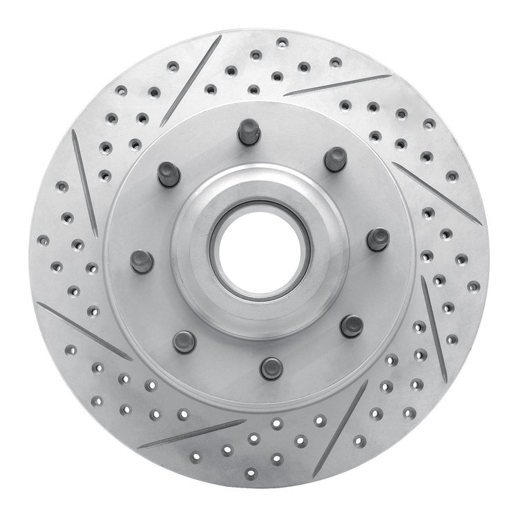 830-54206L Geoperformance Drilled/Slotted Brake Rotor, 2006-2012 Ford/Lincoln/Mercury/Mazda, Position: Front Left