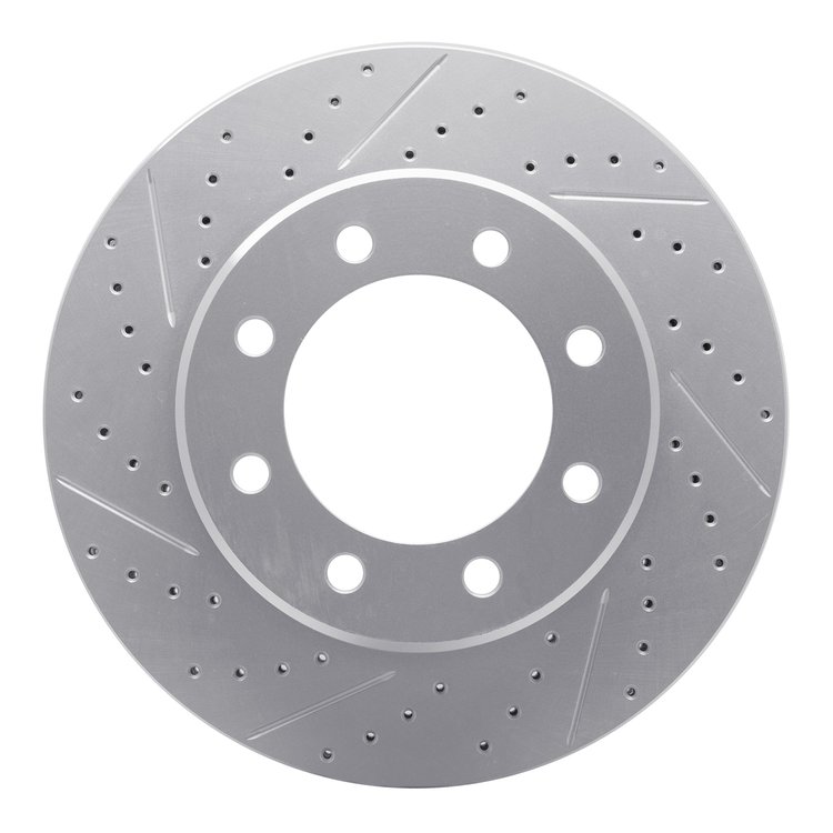 830-54211L Geoperformance Drilled/Slotted Brake Rotor, Fits Select Ford/Lincoln/Mercury/Mazda, Position: Fr Left,Front Left