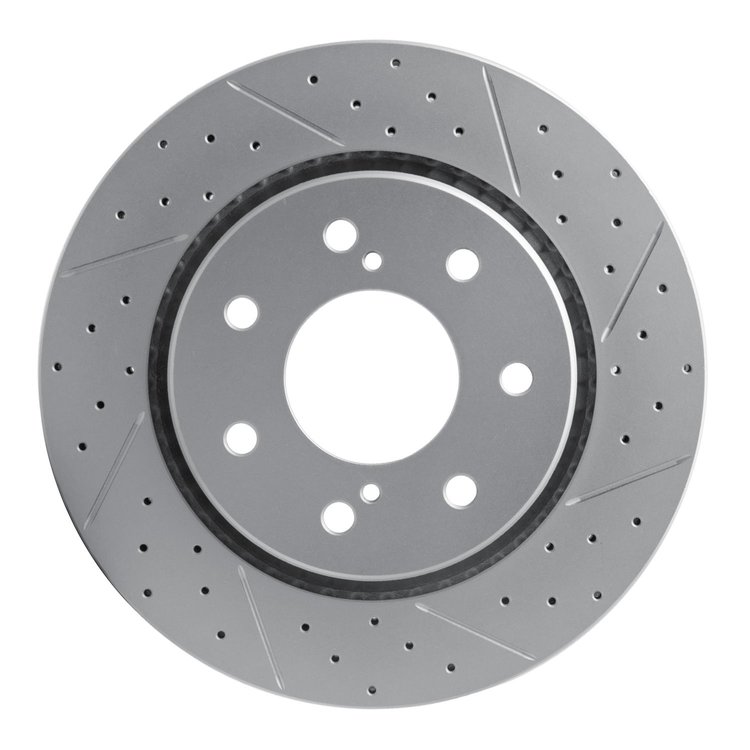 830-54219R Geoperformance Drilled/Slotted Brake Rotor, 2010-2014 Ford/Lincoln/Mercury/Mazda, Position: Front Right