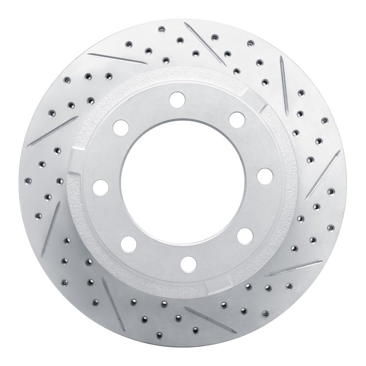 830-54227R Geoperformance Drilled/Slotted Brake Rotor, Fits Select Ford/Lincoln/Mercury/Mazda, Position: Rear Right
