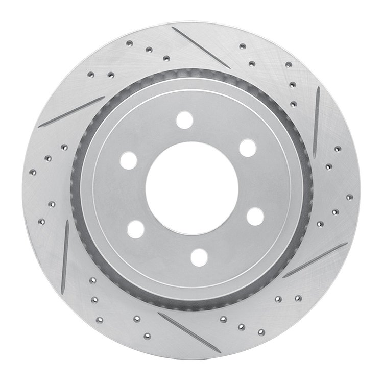 830-54231R Geoperformance Drilled/Slotted Brake Rotor, 2015-2017 Ford/Lincoln/Mercury/Mazda, Position: Rear Right