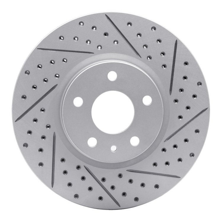 830-54259R Geoperformance Drilled/Slotted Brake Rotor, 2013-2020 Ford/Lincoln/Mercury/Mazda, Position: Front Right