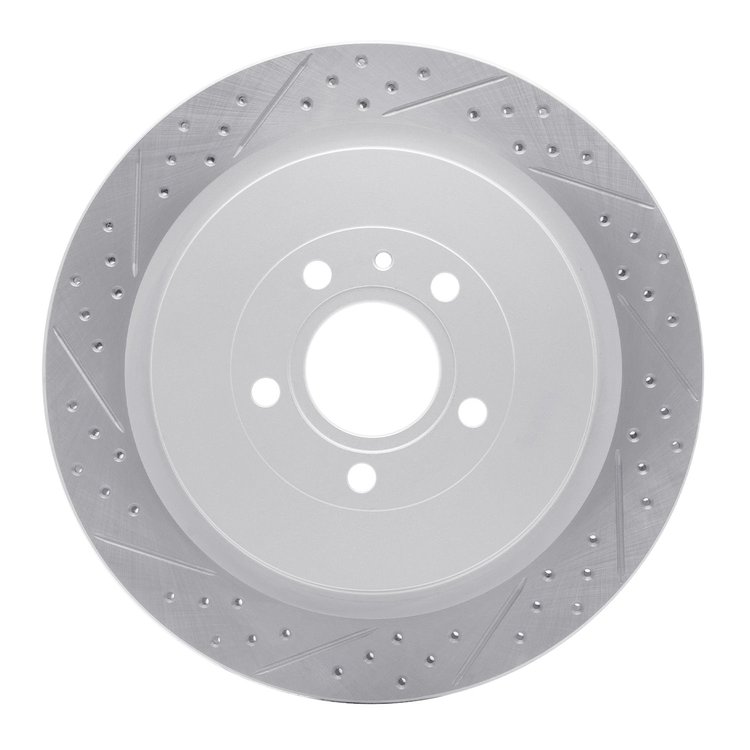 830-54260L Geoperformance Drilled/Slotted Brake Rotor, 2013-2014 Ford/Lincoln/Mercury/Mazda, Position: Rear Left