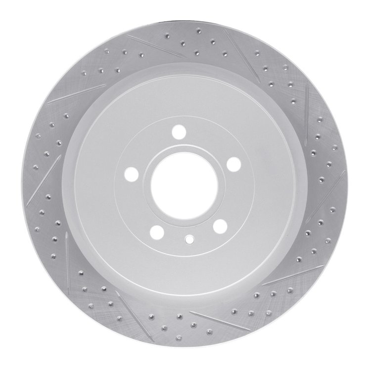 830-54260R Geoperformance Drilled/Slotted Brake Rotor, 2013-2014 Ford/Lincoln/Mercury/Mazda, Position: Rear Right