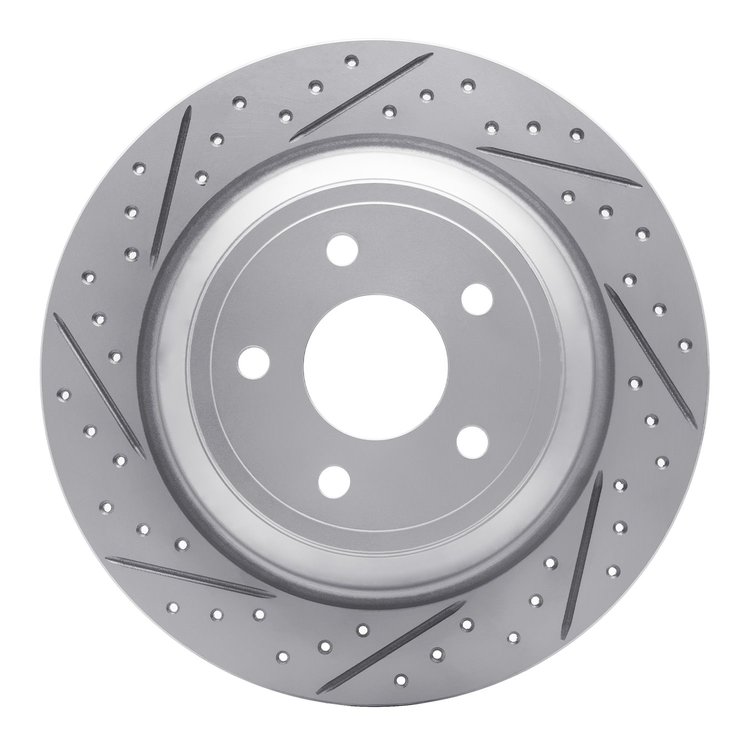 830-54262L Geoperformance Drilled/Slotted Brake Rotor, Fits Select Ford/Lincoln/Mercury/Mazda, Position: Rear Left