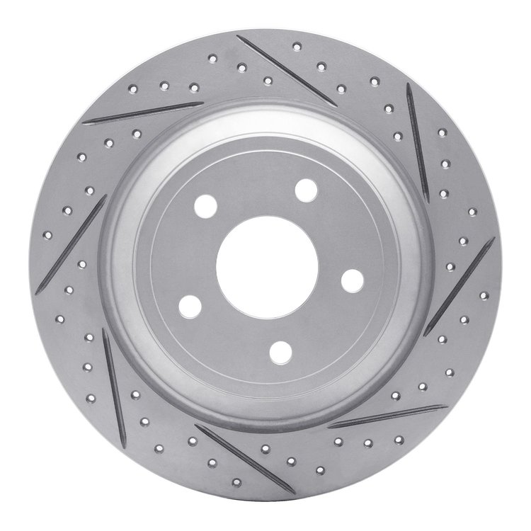 830-54262R Geoperformance Drilled/Slotted Brake Rotor, Fits Select Ford/Lincoln/Mercury/Mazda, Position: Rear Right