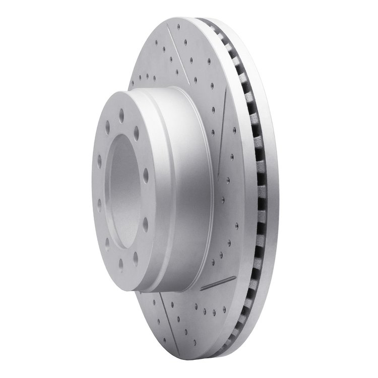 830-54263R Geoperformance Drilled/Slotted Brake Rotor, Fits Select Ford/Lincoln/Mercury/Mazda, Position: Front Right,Fr Right