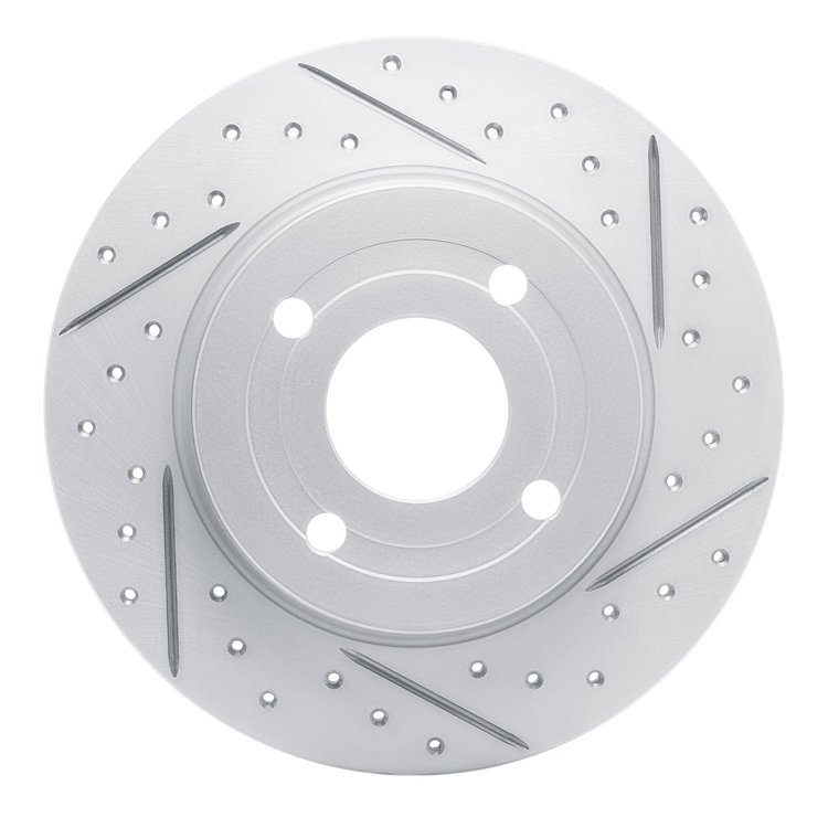 830-54269R Geoperformance Drilled/Slotted Brake Rotor, Fits Select Ford/Lincoln/Mercury/Mazda, Position: Rear Right