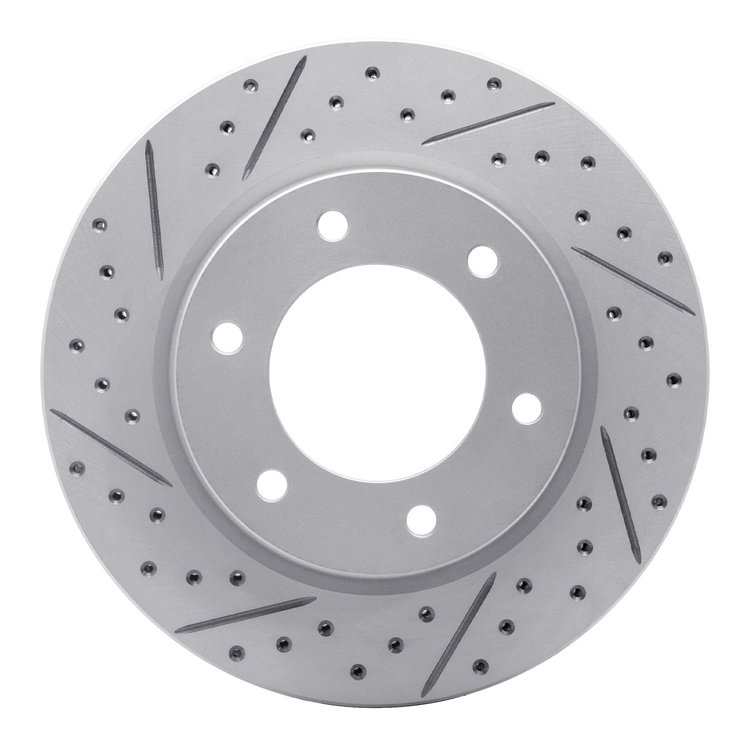 830-54275L Geoperformance Drilled/Slotted Brake Rotor, Fits Select Ford/Lincoln/Mercury/Mazda, Position: Front Left
