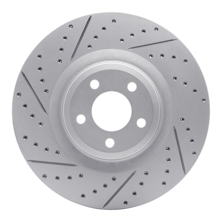 830-54277L Geoperformance Drilled/Slotted Brake Rotor, Fits Select Ford/Lincoln/Mercury/Mazda, Position: Front Left