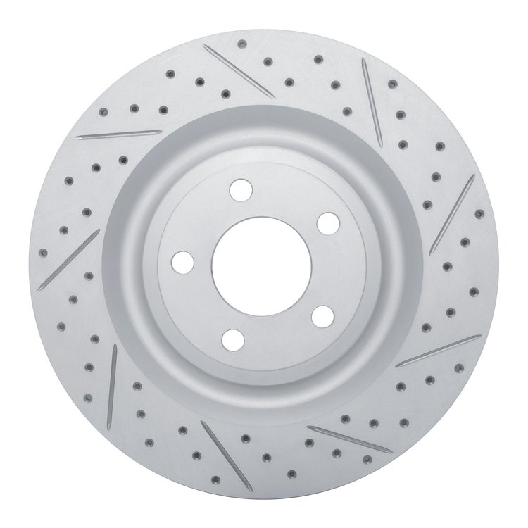 830-54278R Geoperformance Drilled/Slotted Brake Rotor, Fits Select Ford/Lincoln/Mercury/Mazda, Position: Rear Right