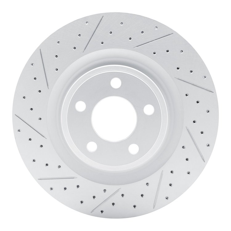 830-54279L Geoperformance Drilled/Slotted Brake Rotor, Fits Select Ford/Lincoln/Mercury/Mazda, Position: Front Left