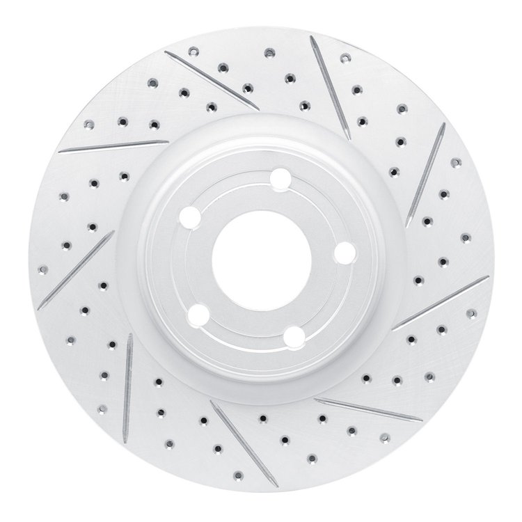 830-54281R Geoperformance Drilled/Slotted Brake Rotor, Fits Select Ford/Lincoln/Mercury/Mazda, Position: Front Right