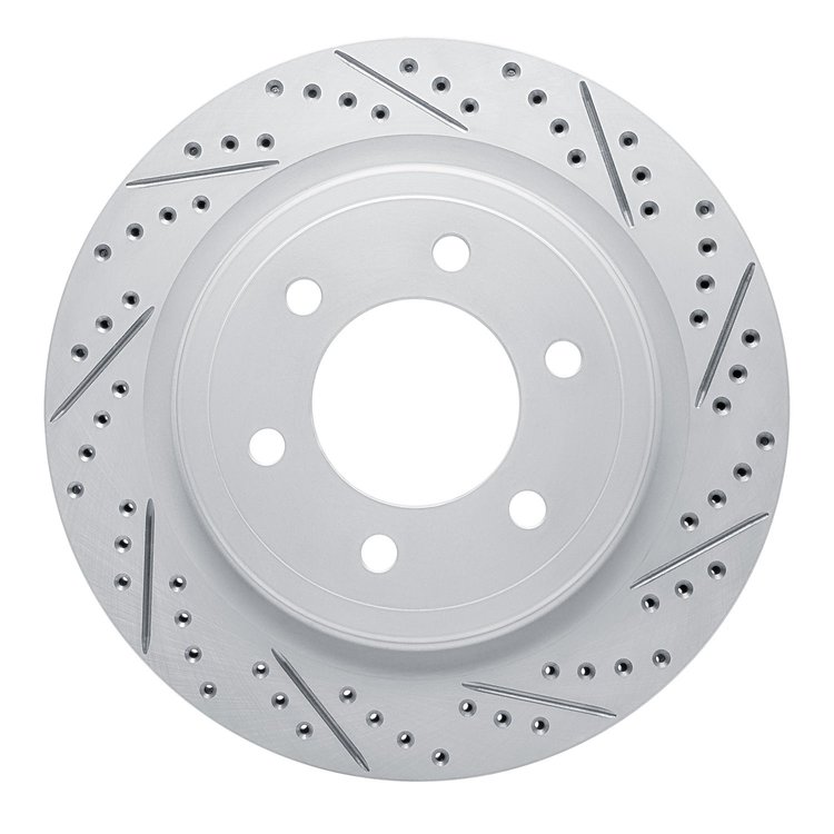 830-54289R Geoperformance Drilled/Slotted Brake Rotor, Fits Select Ford/Lincoln/Mercury/Mazda, Position: Rear Right