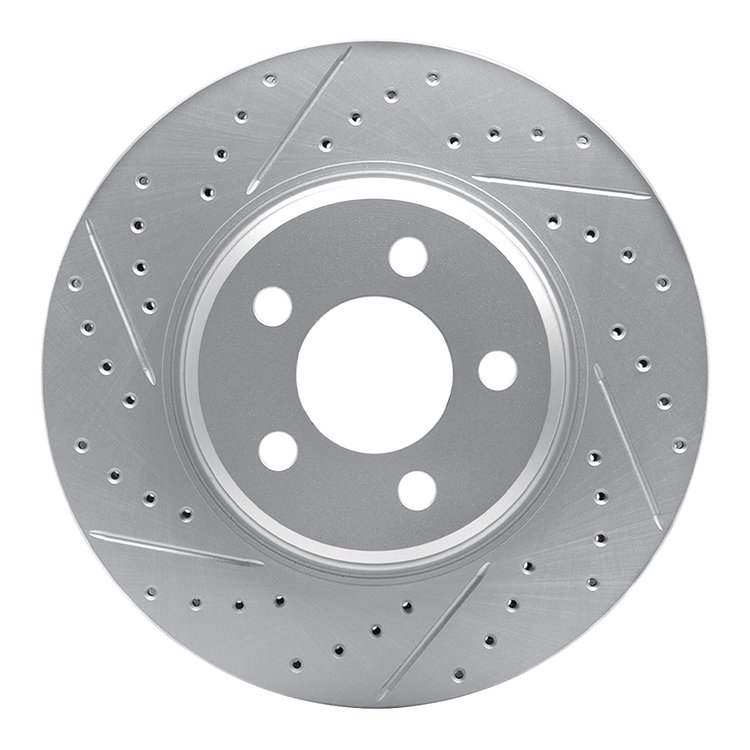 830-54302L Geoperformance Drilled/Slotted Brake Rotor, Fits Select Ford/Lincoln/Mercury/Mazda, Position: Front Left